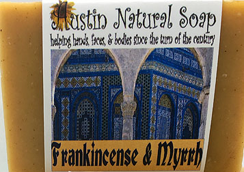 Honey & Oats Olive Oil Soap - Frankincense and Myrrh (4.5 oz