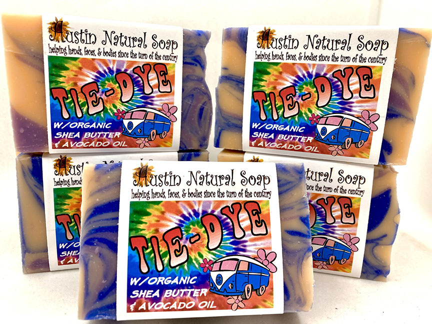 TieDye Austin Natural Soap