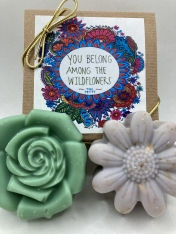 "You Belong Among the Wildflowers"  2-soap Gift Box