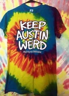 Keep Austin Weird TieDye T-shirt
