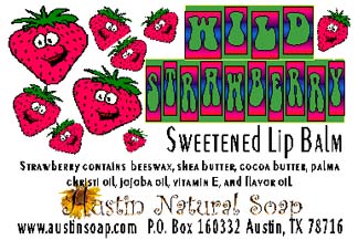 Wild Strawberry Lip Balm **SUMMER SPECIAL**