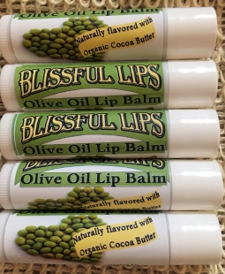 *SALE* Blissful Lips Olive Oil Lip Balm .15 oz. Tube
