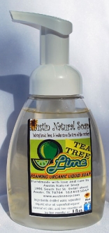 Tea Tree Lime Organic Foaming Liquid Soap
