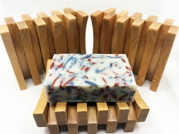 Wooden Double Curved Soap Dish