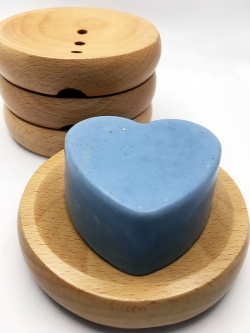 Wooden Small Round Soap Dish