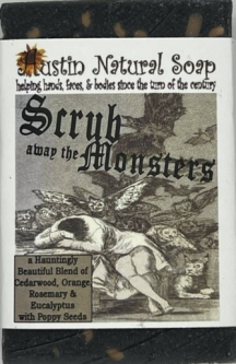 Scrub away the Monsters 4.5 oz Soap
